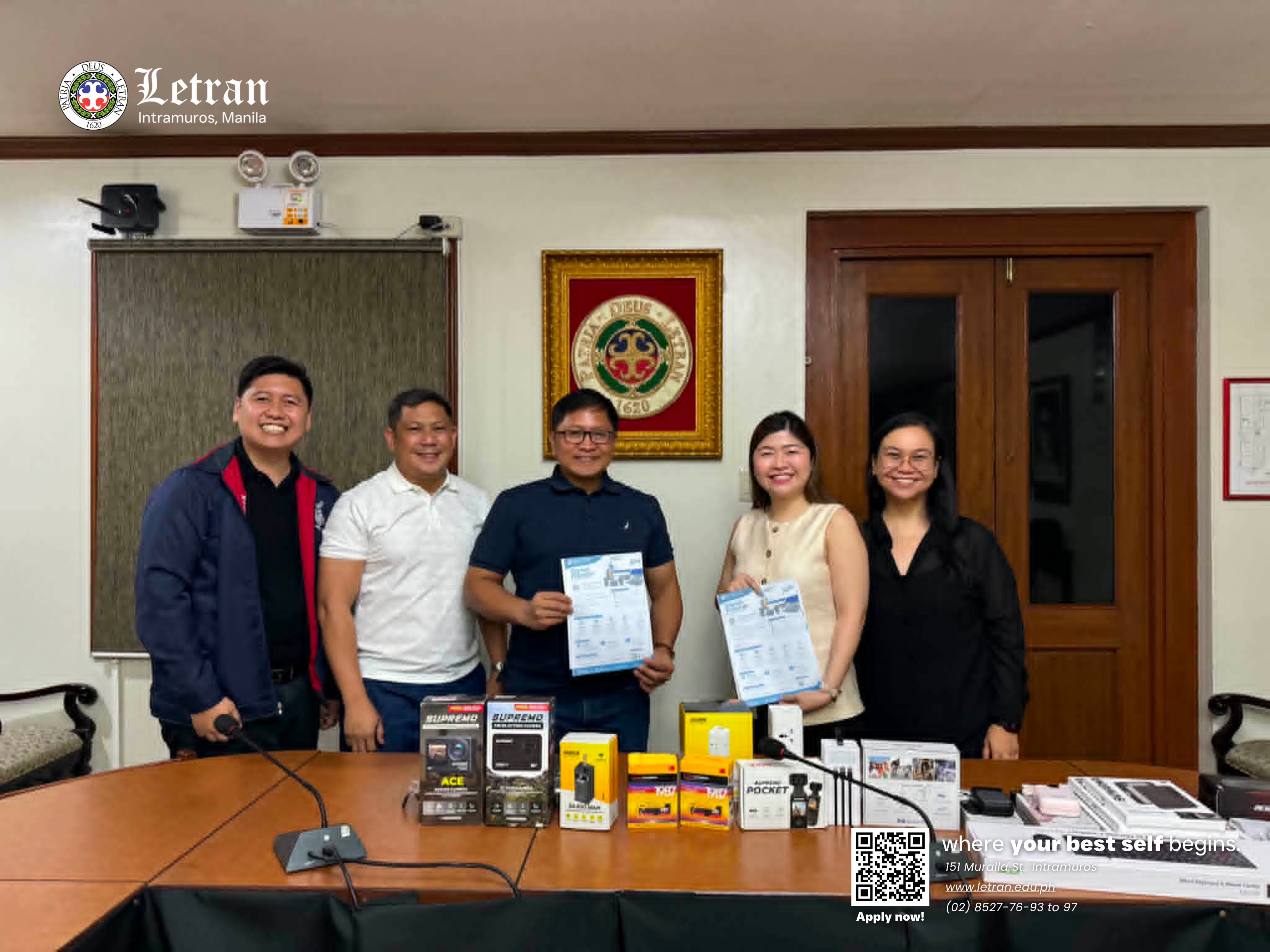 Kimstore Pays Initial Visit to Letran, Explores Collaboration on Campus Tech Solutions