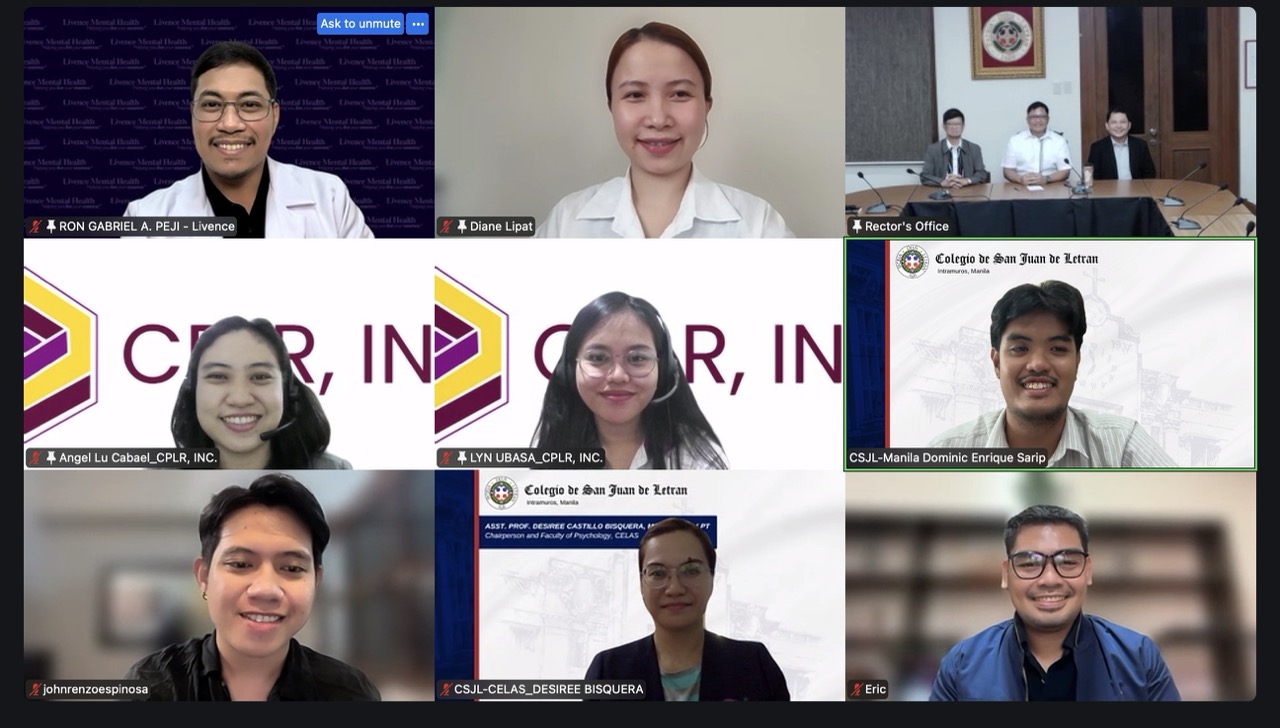 Letran Manila Strengthens Industry Partnerships Through MOA Signing with CPLR, Inc. and Livence Mental Health