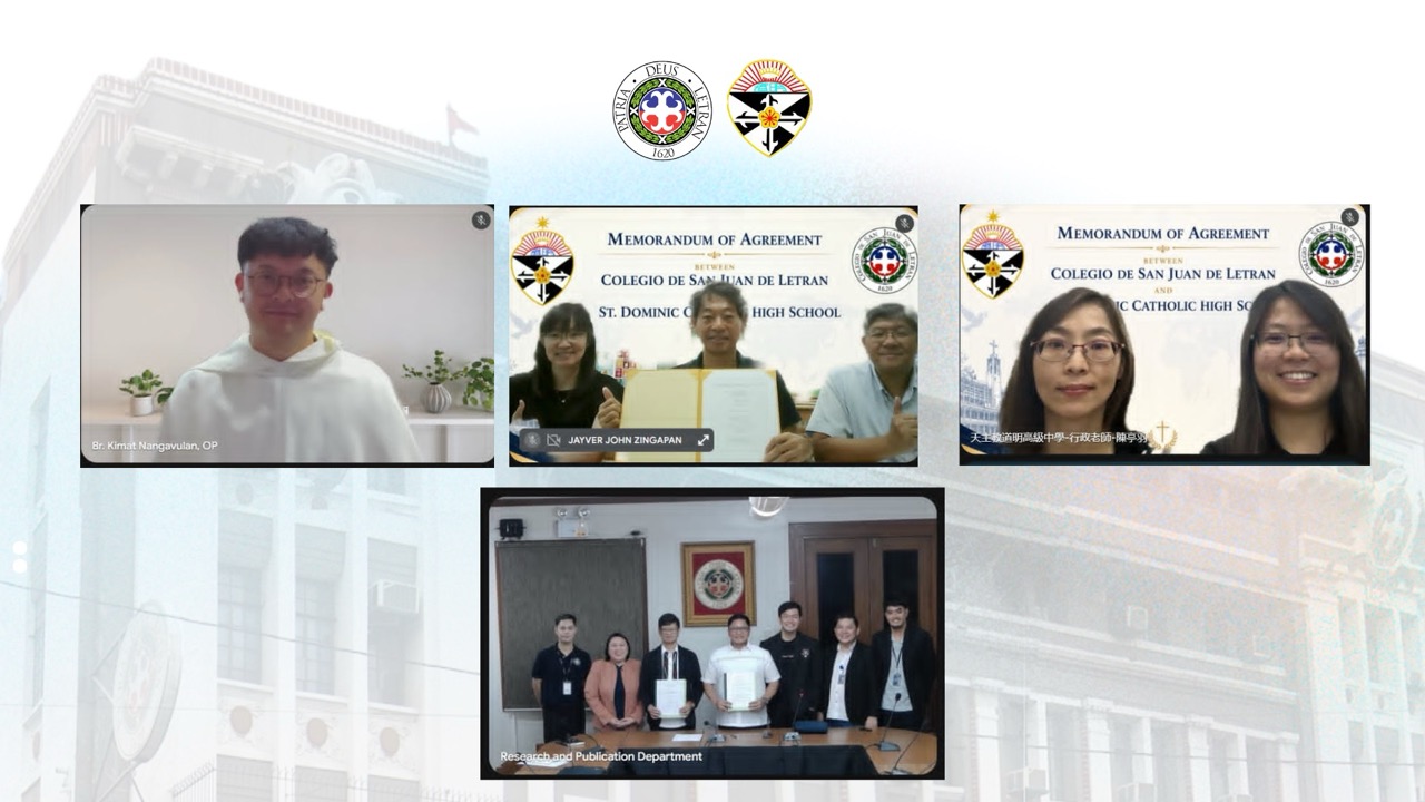 Letran Manila Expands Global Academic Collaboration Through MOA Signing with St. Dominic Catholic High School, Taiwan