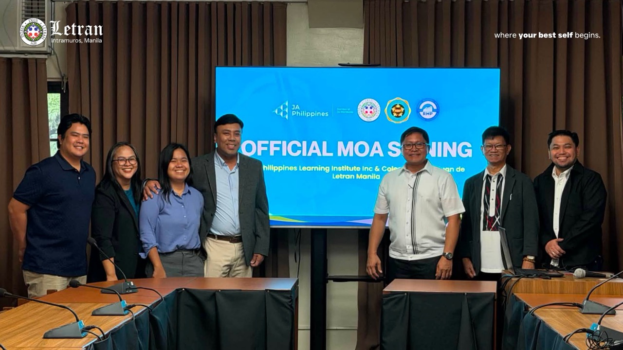 Letran, JA Philippines Sign MOA for Marketing and Entrepreneurship Certification Programs